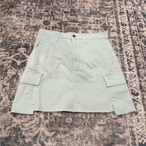 Joe's Jeans Mini Cargo Skirt in green  size 27